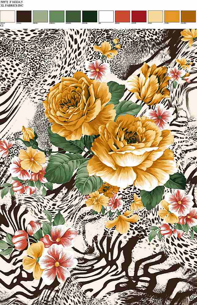 D2052-AF50972 / C2 IVORY/MUSTARD